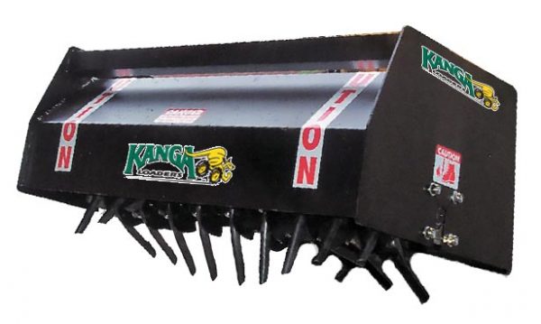 Kanga Loaders Lawn Aerator Attachment for Mini Loaders