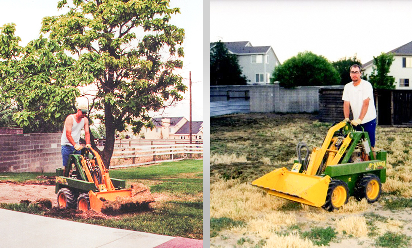 Kanga Loaders Landscaping in 2002